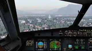 SAS Airbus A321 Landing at Salzburg Airport | X-Plane 12