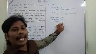 PART-2: EXAMPLE PROBLEM ON BCD ADDITION | BCD ADDITION | BINARY CODED DECIMAL ADDITION | DLD | STLD|