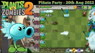 Plants vs Zombies 2 - Pinata Party - 20th August 2022 - (Pvz2) -Daily Event in pvz2 -Nikhilsgaming