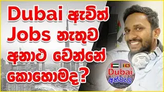 Dubai ඇවිත් Jobs නැතුව අනාථ වෙන්නේ කොහොමද #srilanka #srilankanews #sinhala #srilankan #colombo #uae
