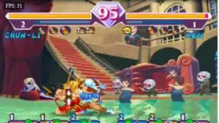 Poket Fighter Chun-Li vs Ken
