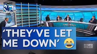 Browny's What Caught My Eye backfires and everyone LOSES IT - Sunday Footy Show | Footy on Nine