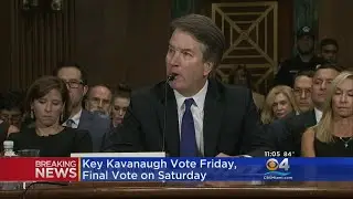 Senate To Hold Procedural Vote On Kavanaugh Confirmation Friday