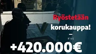 #146 Ryöstetään korukauppa! #hellcityrp  #gtarp #gtasuomi #rpsuomi #suomirp