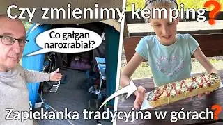 Czy zmienimy kemping? - Co na obiad? Namiot, zapiekanki i wodospad w tle - Jak gałgan narozrabiał?