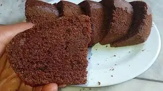 Chocolate Sponge Cake Without Oven || Easy & Tasty Chocolate Cake Recipe 