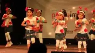 Waka Waka Dance - Sr. KG A - Manthan Annual Day - 9-March-2013