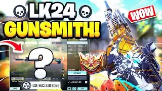 INCREDIBLE LK24 Gunsmith NO RECOIL + HIGH DAMAGE in COD Mobile Season 9 | BEST LK24 Attachments