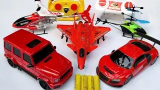 RADIO CONTROL WAR AIRCRAFT JET RC 1:24 Car's UNBOXING | RC HELICOPTERS FLYING 