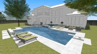 Westgrove Modern Pool Design by Randy Angell Designs