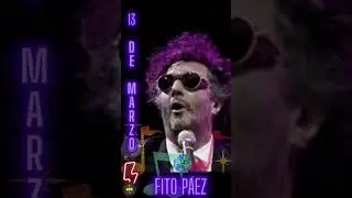 El trovador del ROCK argentino FITO PAEZ M&aacute;ximo exponente en Latinoamerica cumple a&ntilde;os hoy #shorts