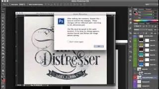 How to make Grunge ink look in Photoshop with FREE Distresser Generator