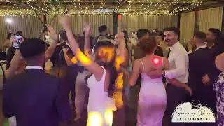 DJ Dan performs at Chryzelle & Daniel's wedding at Marnong Estate, Mickleham