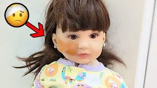 Reborn Girl Lizzy Gets Scratch In Face And Sister Instantly Regrets It