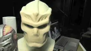 Friday the 13th Jason X Uber X mask front hock sculpt wip