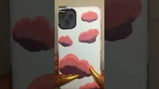 PAINTING ART ON MY OLD APPLE IPHONE CASE - ASMR MINI CANVAS