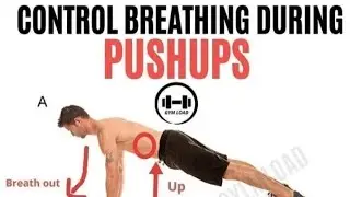 control breathing during push up #gym #body #chest