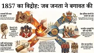 ईस्ट इंडिया कंपनी का अंत कैसे हुआ? | भारत की पहली बगावत | कारण और परिणाम