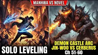 Jin-Woo vs 3-Headed Dog! (Ch 51-60)🔥 Demon Castle ka Khaufnaak Manzar! 😱