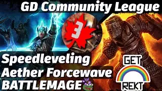 Grim Dawn Season 3 - Aether Forcewave Battlemage Speedleveling 1 to 94 [HC]