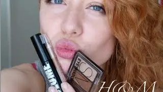 Playing With H&M Makeup &hearts; Smoky Pallet, Mascara and Eyebrow Pencil