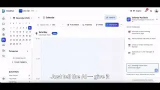Schedule Meetings with AI &mdash; Just Type & Done! | Deskive AI Calendar