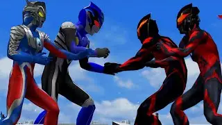 ULTRAMAN ZERO DAN BLU VS ULTRAMAN BELIAL - ULTRAMAN TAG TEAM EVOLUTION