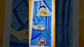 ✨ Doraemon Birthday Special Drawing 🎂 | Cute Doraemon Birthday Edition ✨ #doraemon #doraemoncartoon