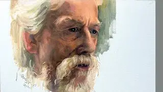 Портрет старика с белой бородой
