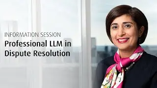 Professional LLM in Dispute Resolution - OsgoodePD Info Session