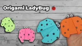 Origami Ladybug craft | Miraculous Ladybug | how to draw