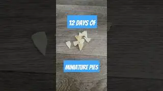 12 Days of holiday Pies #polymerclay #miniature #miniaturecooking #pie #crafting