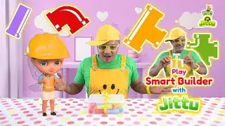 Building Fun with Jittu | Smart Builder Game for Toddlers | Robot & Rover Adventures #game #robot
