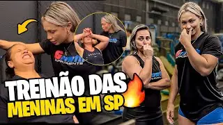 SILVIA PERSONAL BOTOU AS MENINAS PARA CHORAR NO TREINO NO CT 