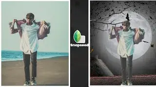 Snapseed Creative Moon Photo Editing | Snapseed Photo Editing Background Change