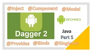DAGGER Tutorial android part 5. FIELD INJECTION in a class.