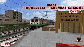 06102 Tirunelveli - Chennai Egmore Spl | Part 1 | #msts