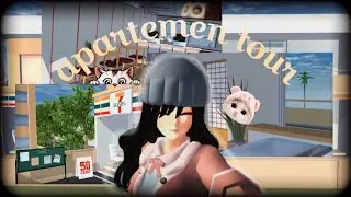 rin's daily🌷||apartemen tour🏬🍒/sakura school simulator 