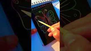 beautiful butterfly #satisfying #colorful #creativemind #shorts