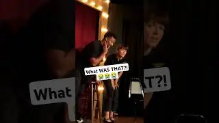 Hilarious audience reactions in this Improv Sound Effects game #comedyclub #shorts #acting