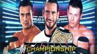 WWE TLC (Tables,Ladders And Chairs) 2011 Triple Threat TLC Match For The WWE Championship