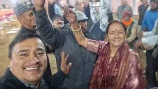 Pahadi Dhol ke sath Pahadi Dance.