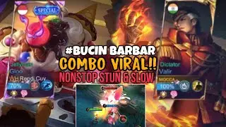COMBO VALIR GLOO BENER BENER NGESELIN!!! MUSUH AUTO GAK GERAK KENA SLOW DAN STUN TERUS TERUSAN!!!!