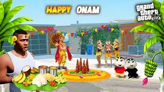 GTA 5 : Franklin & Shinchan Celebrating Onam