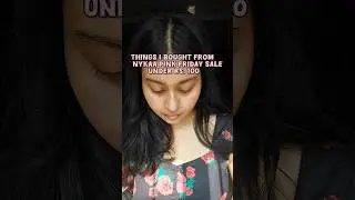 Under Rs.100 Haul from Nykaa Pink Friday Sale #shirts #nykaa #blackfridaydeals
