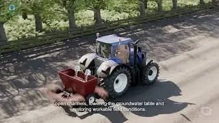Groundwater table in control: smart plot water management and annual hydrological cycle