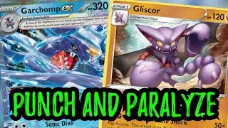 Garchomp ex has GLISCOR to Power Up Pokemon TCG Live