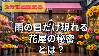 心温まる物語 ～雨の日だけ現れる花屋～