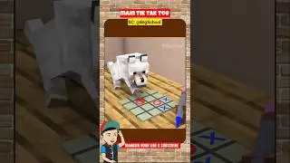 main tic tac toe #shorts #dubbing #minecraft #roblox