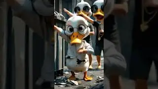 White Duck Dancing #duck #funny #cuteducks #dancingduck #ai